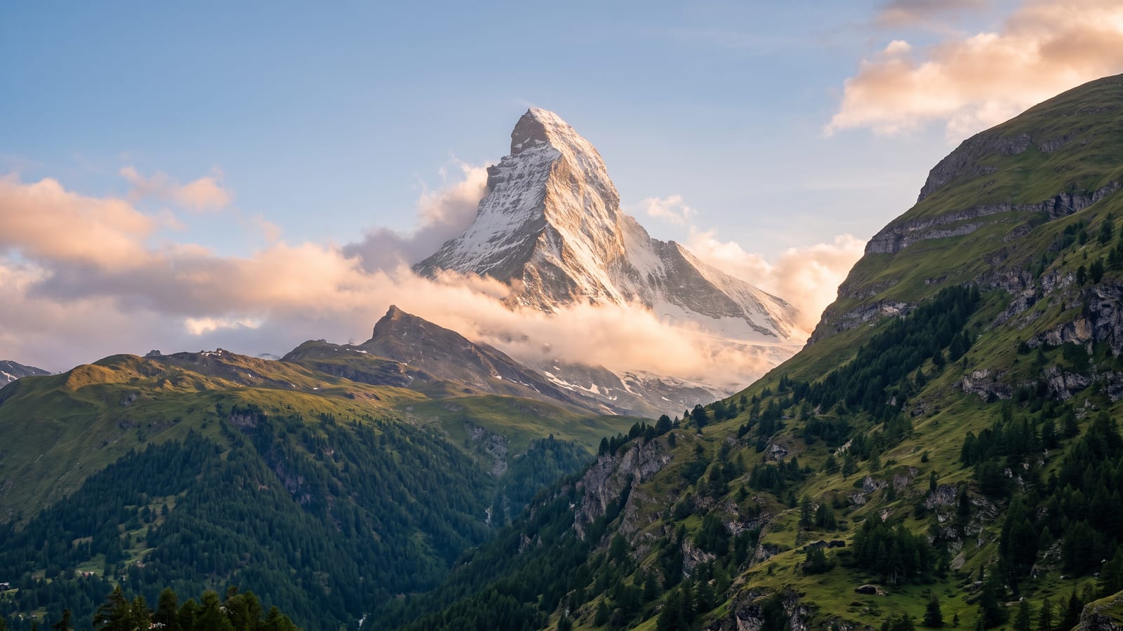 Summer, in the mountains.